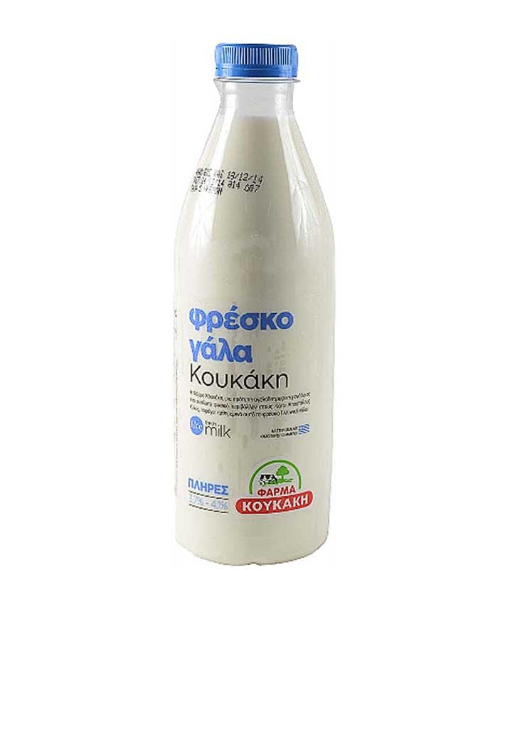 Γάλα αγελάδος πλήρες 1lt-Κουκάκη-NorasDeli