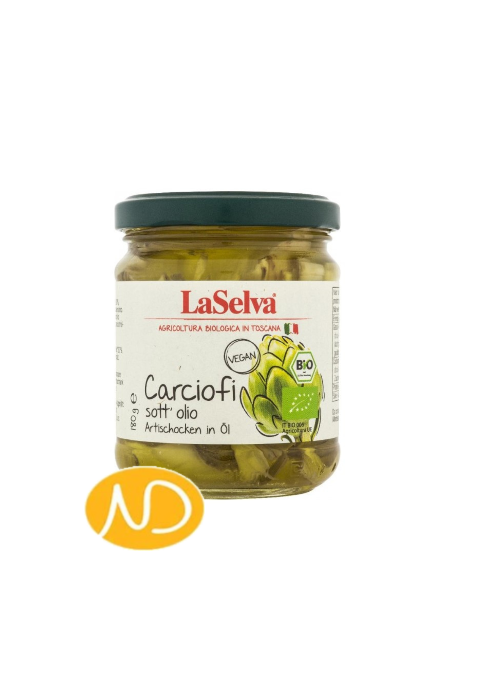 Bio Αγκινάρες σε Λάδι 180g