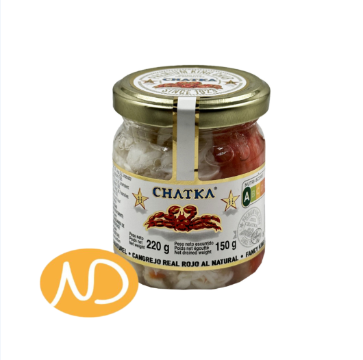 Βασιλικό Καβούρι 60% Πόδι / 40% Ψίχα  150g Βάζο "Chatka"