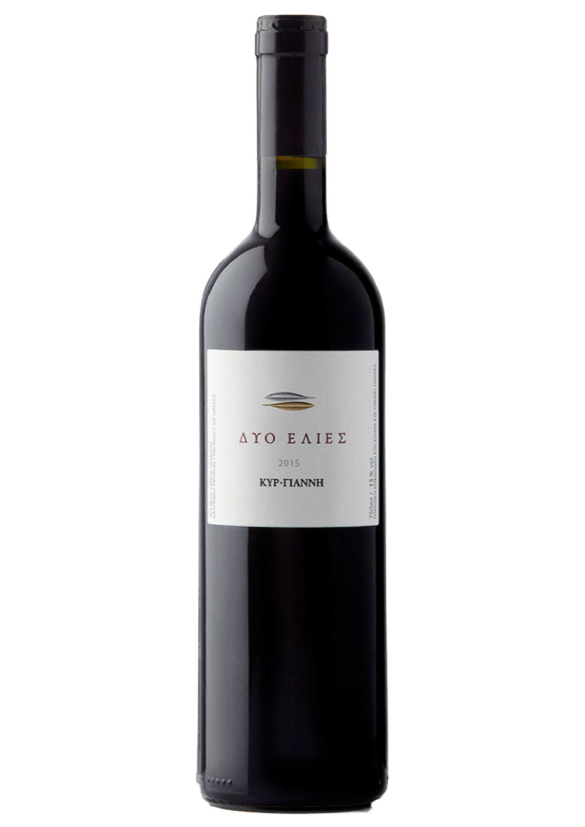 Οίνος Ερυθρός Δύο Ελιές 750ml "Κυρ-Γιάννη"