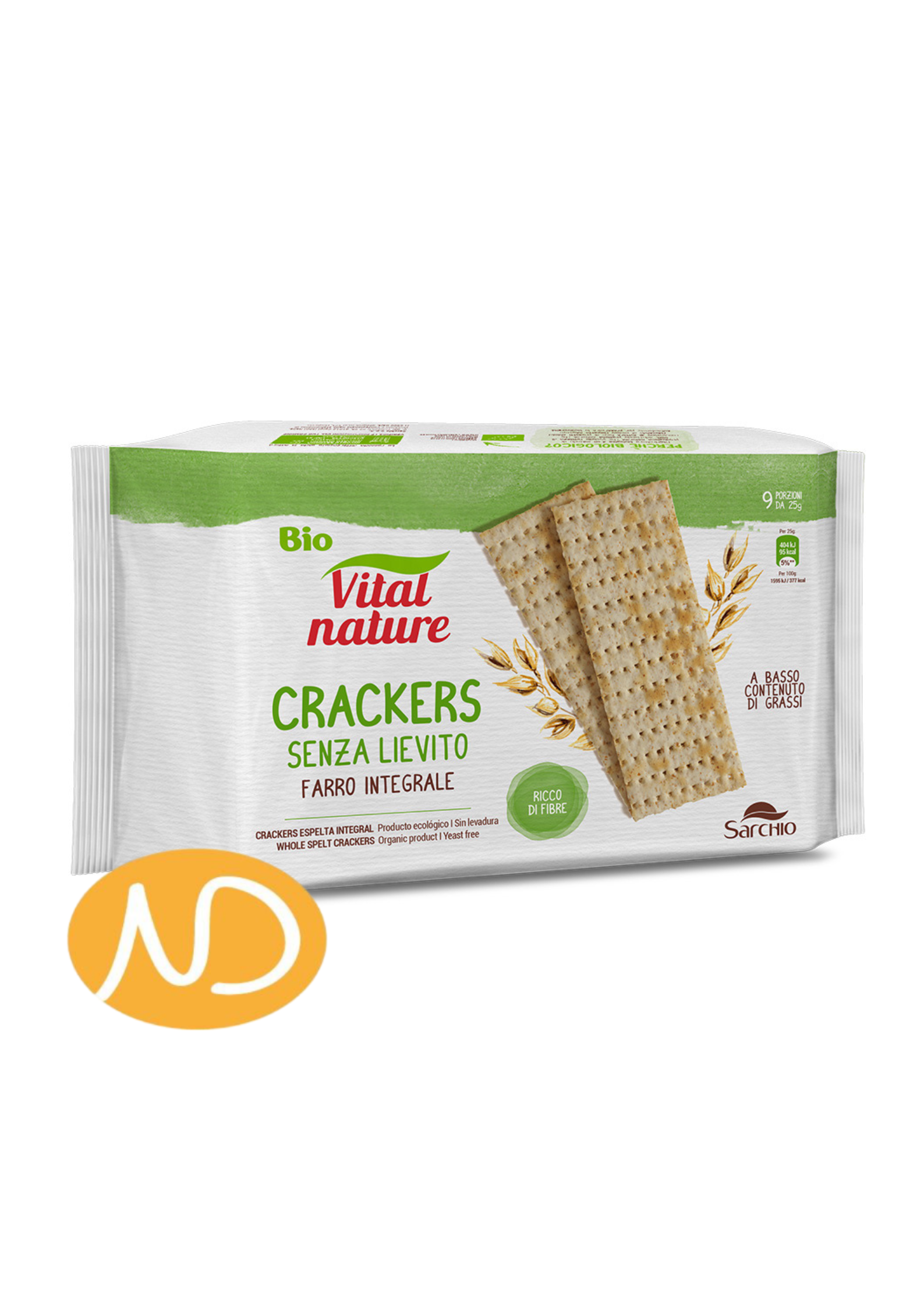 Bio Κράκερ Χωρίς Μαγιά 225g