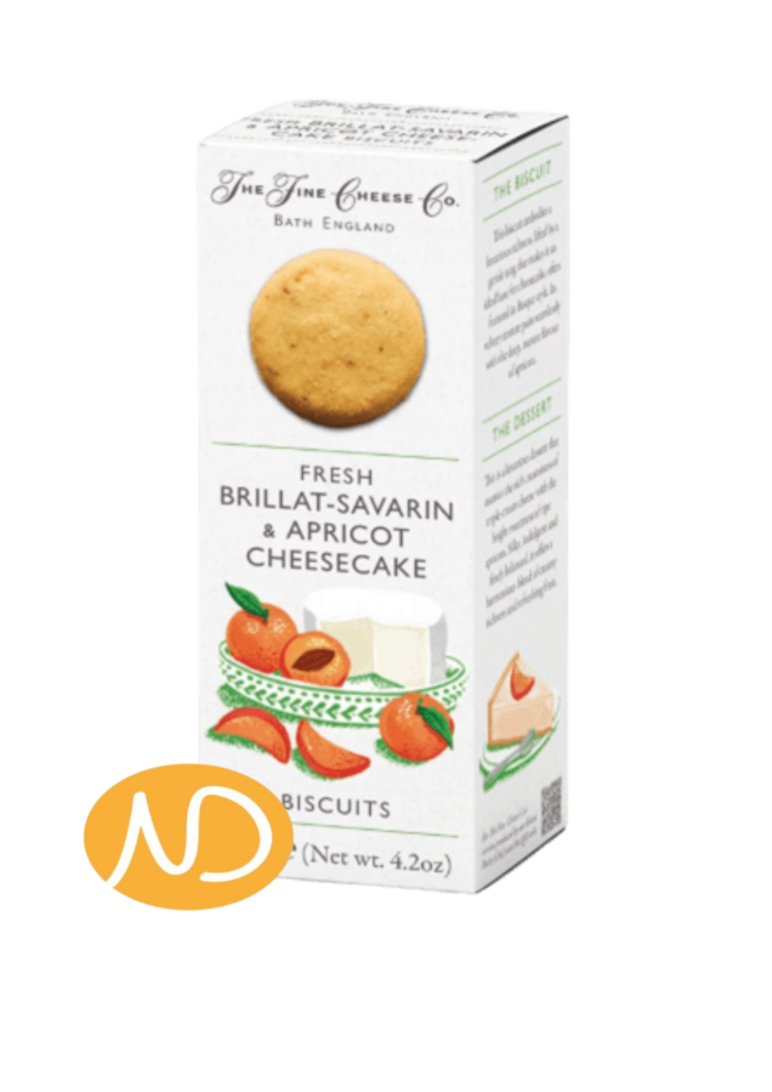 Μπισκότα Cheesecake με Brillant-Savarin & Βερύκοκο 120γρ "ARTISAN BISCUITS"
