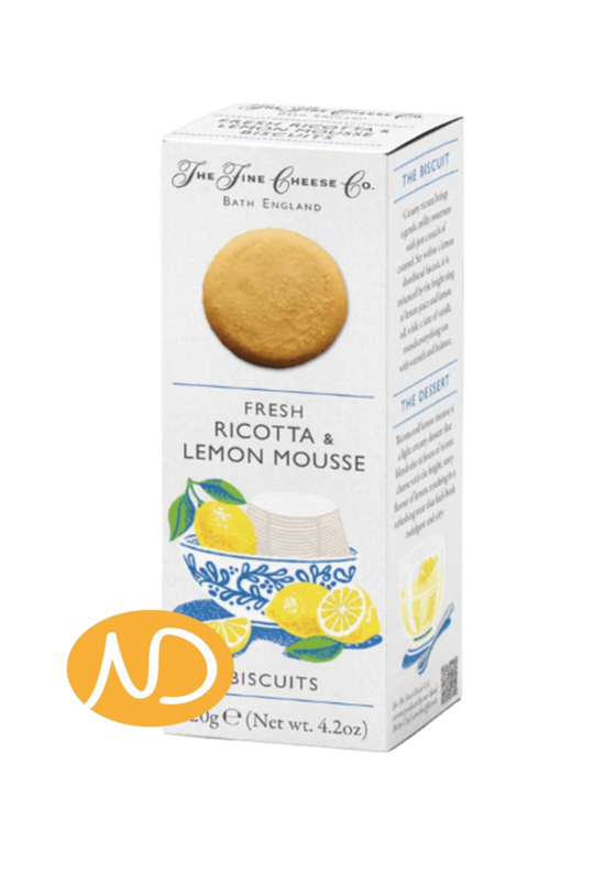 Μπισκότα με Ρικότα & Μους Λεμόνι 120γρ "ARTISAN BISCUITS"