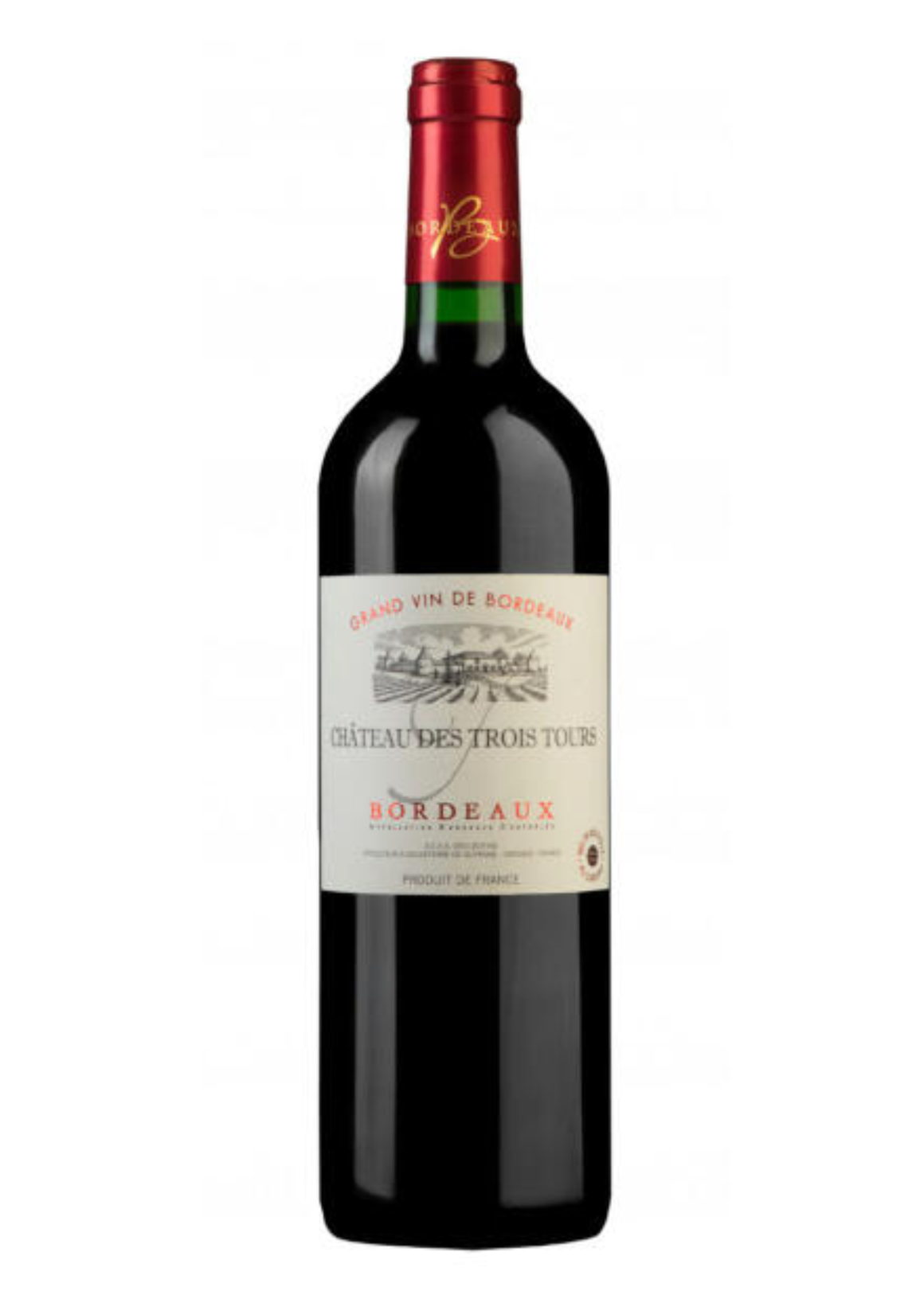Οίνος Ερυθρός "Chateau Des Trois Tours Bordeaux" 750ml