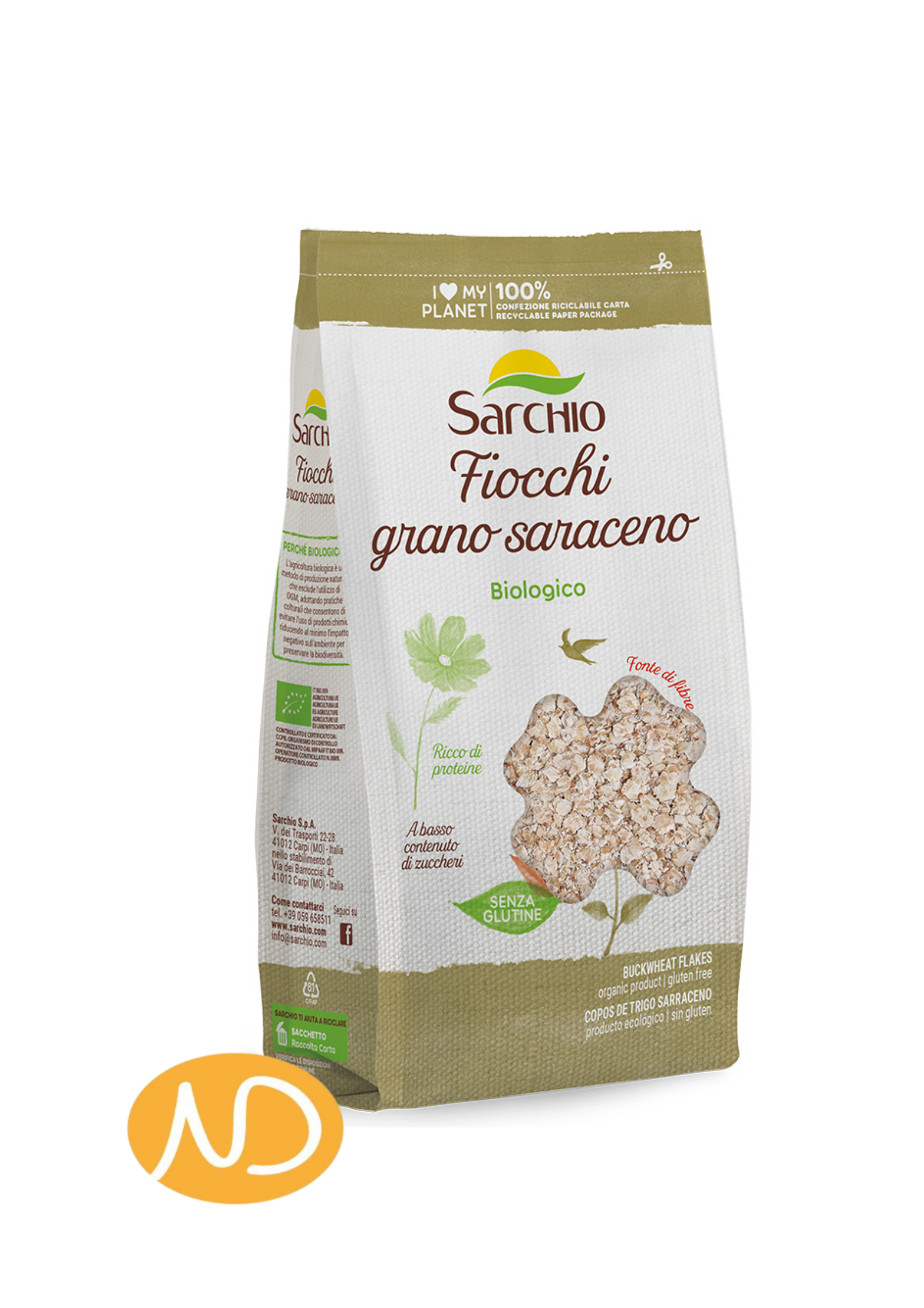 Bio Νιφάδες Φαγόπυρου 375gr