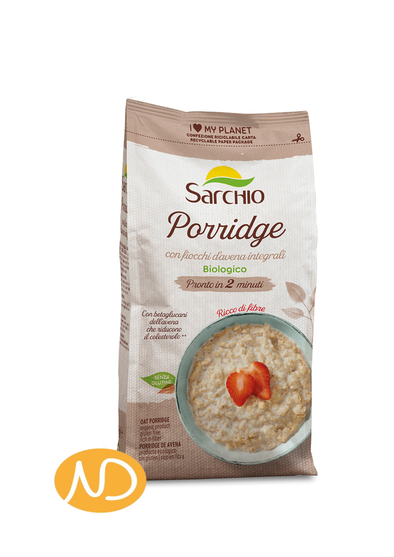 Bio Porridge Βρώμης Χ/Γλουτένη 300gr