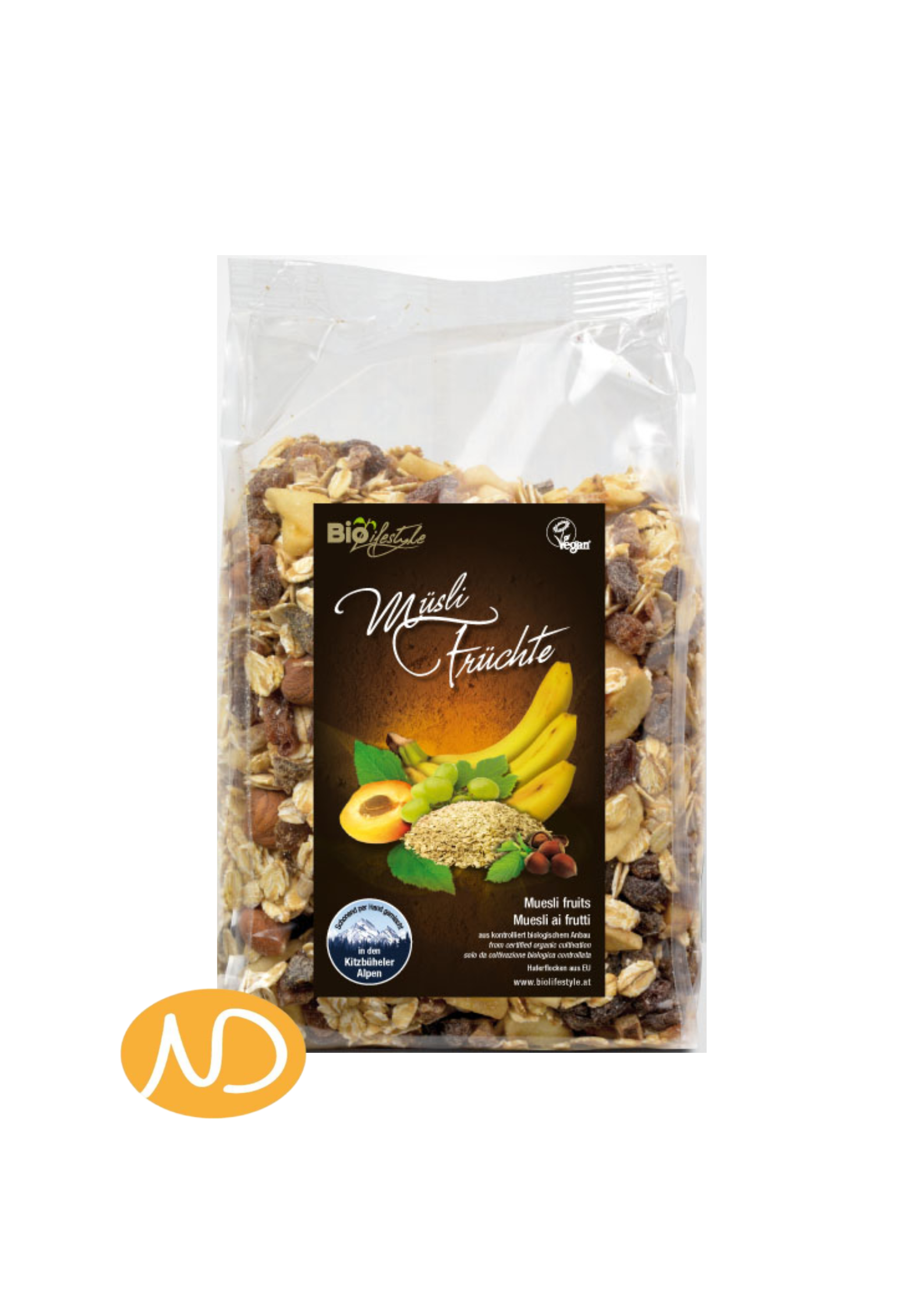 Bio Muesli με Φρούτα 375gr