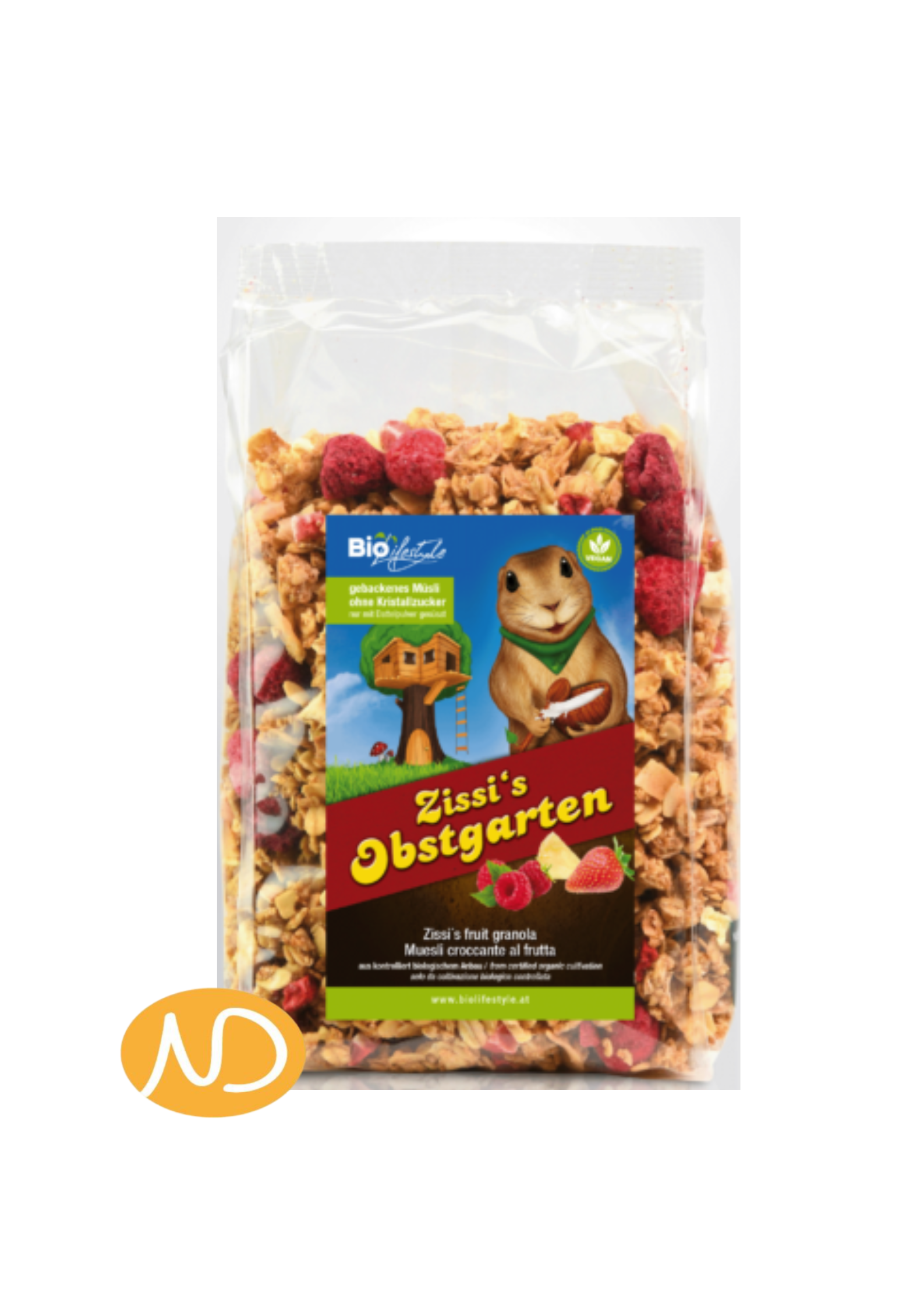 Bio Granola με Φρούτα 375gr