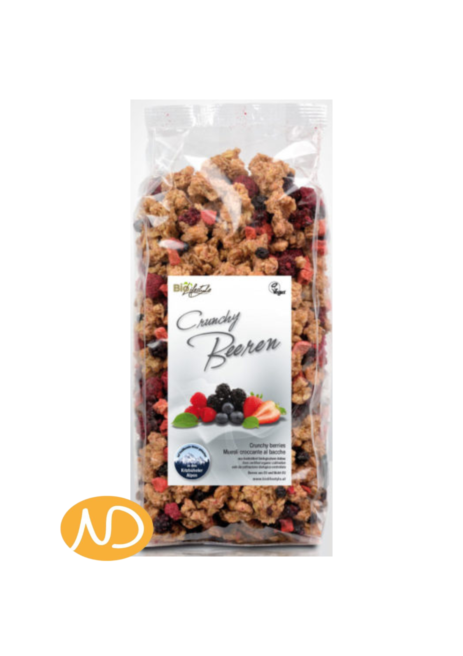 Bio Granola Κόκκινα Φρούτα 375gr
