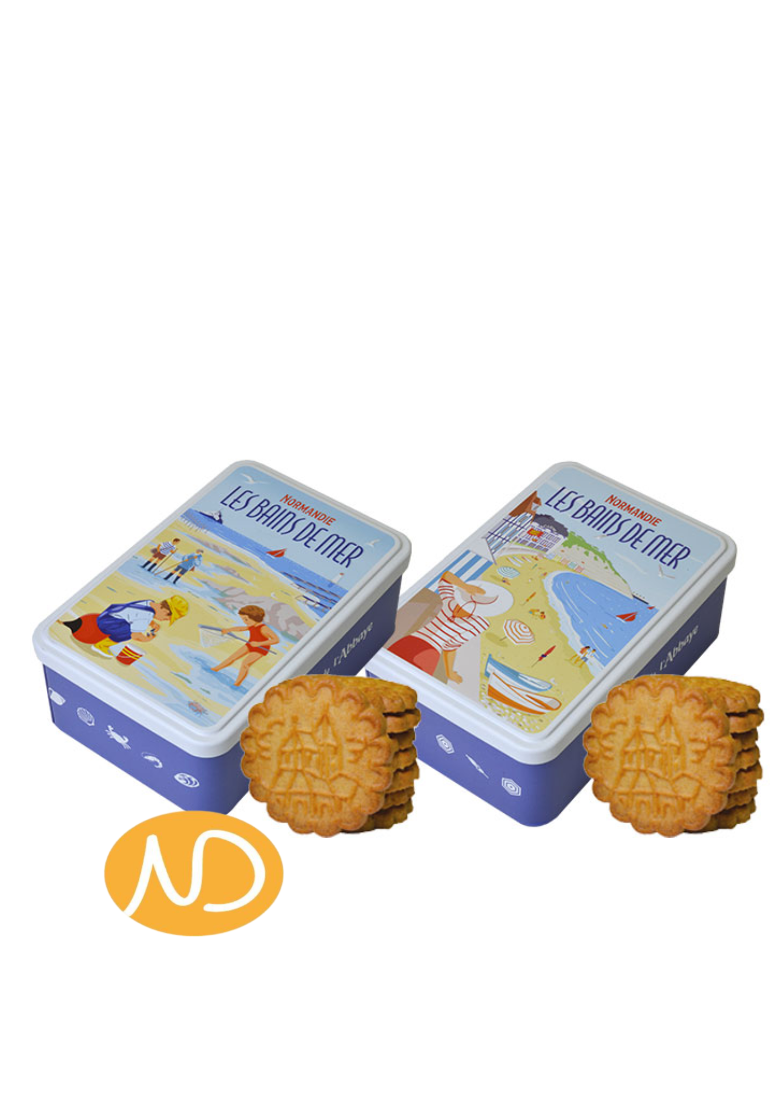 Μεταλλικό  Κουτί με Μπισκότα Βουτύρου Sables 315γρ