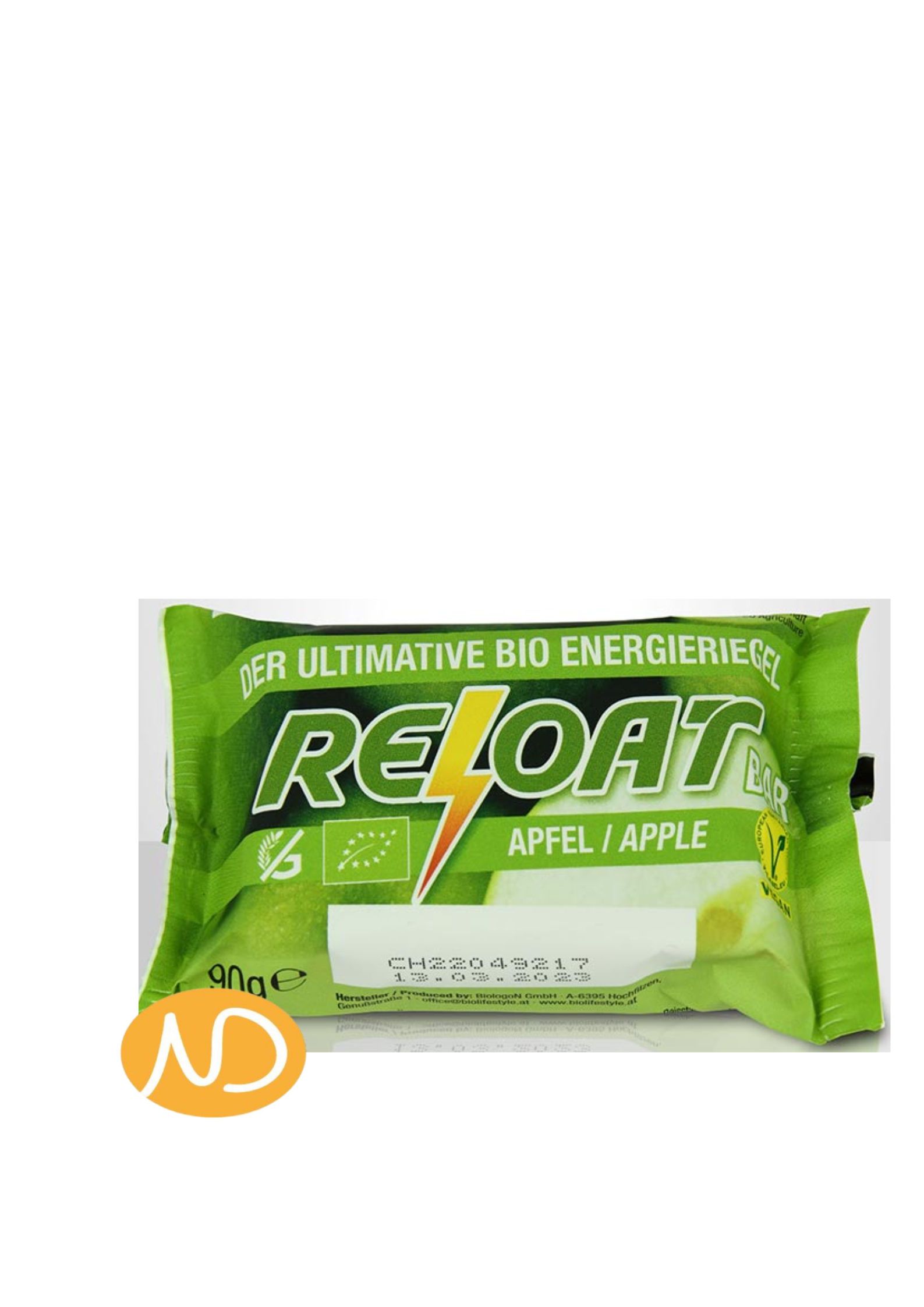 Bio Μπάρα με Μήλο 90gr