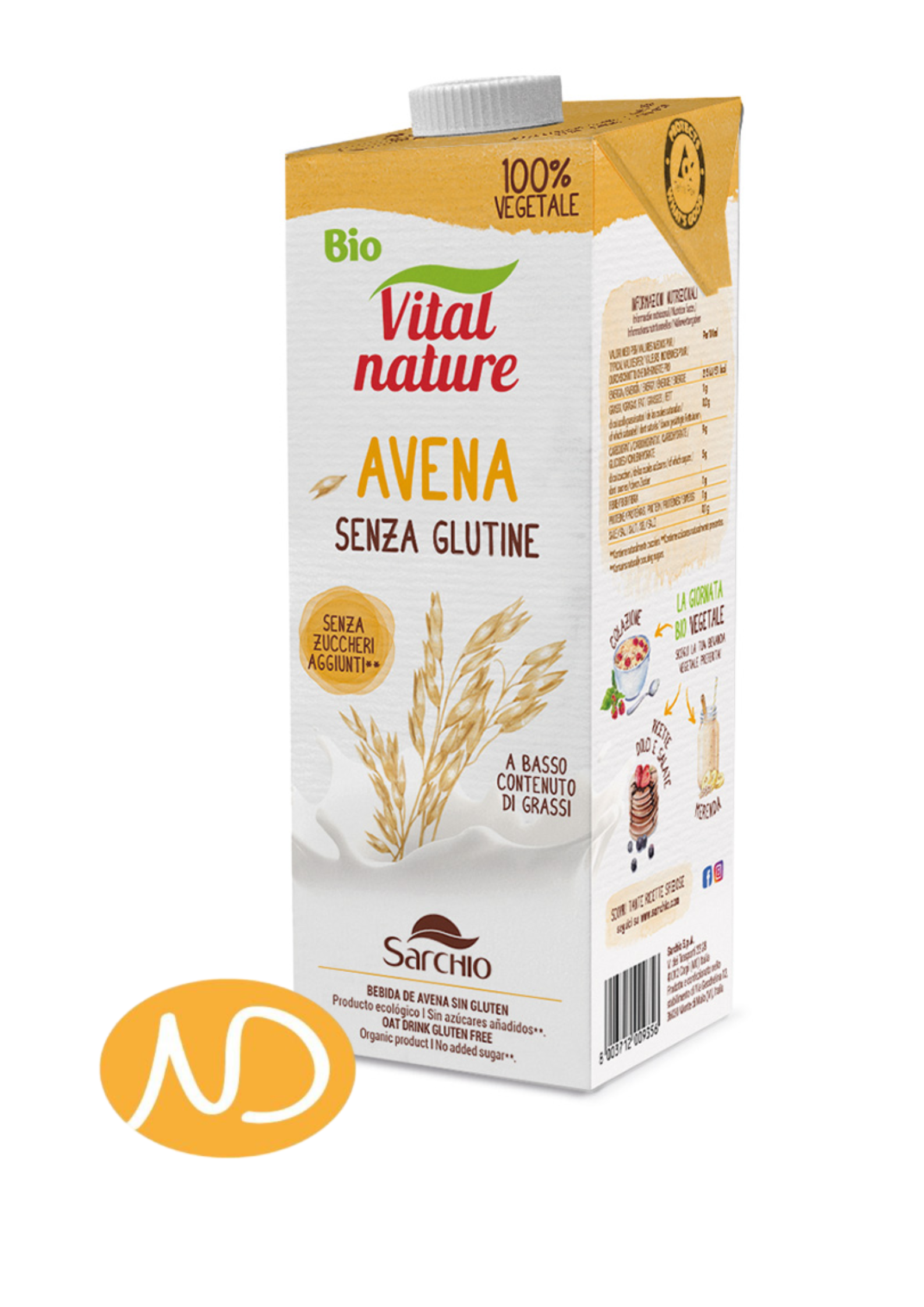 Bio Ρόφημα Βρώμης Χ/Γλουτένη 1lt