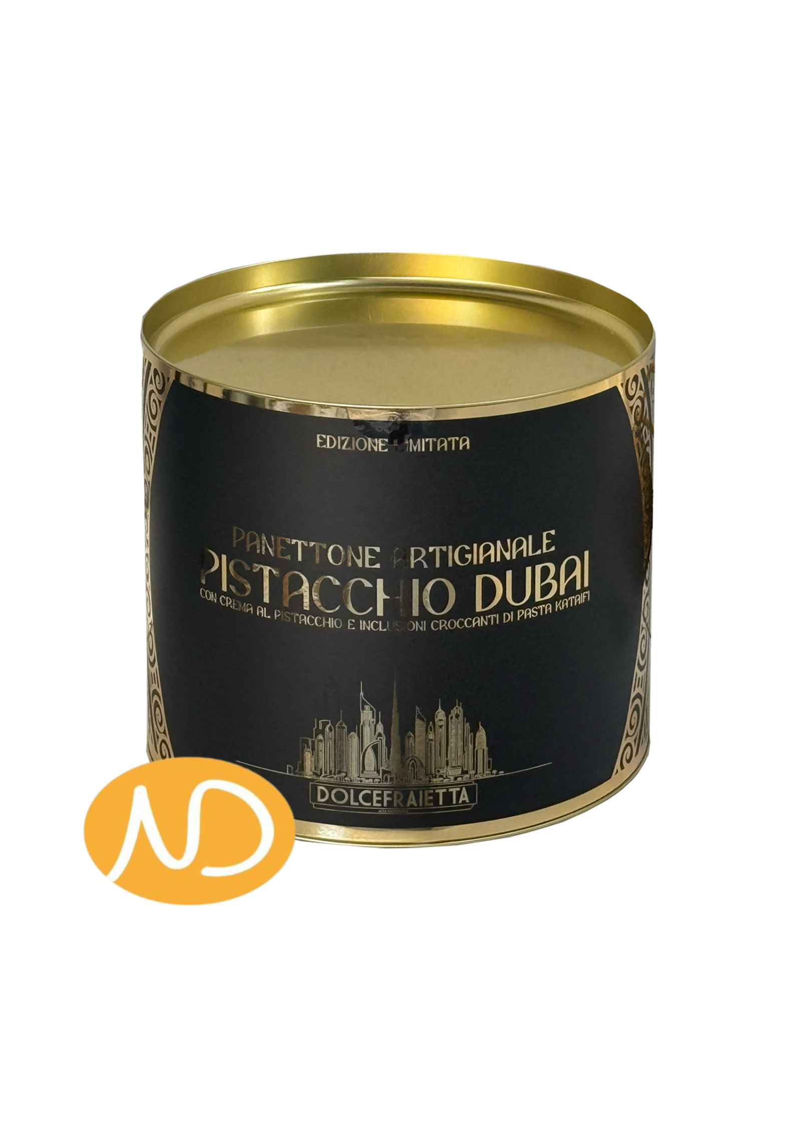 Panettone Capelliera με Κρέμα Dubai Chocolate 750γρ "Fraietta"