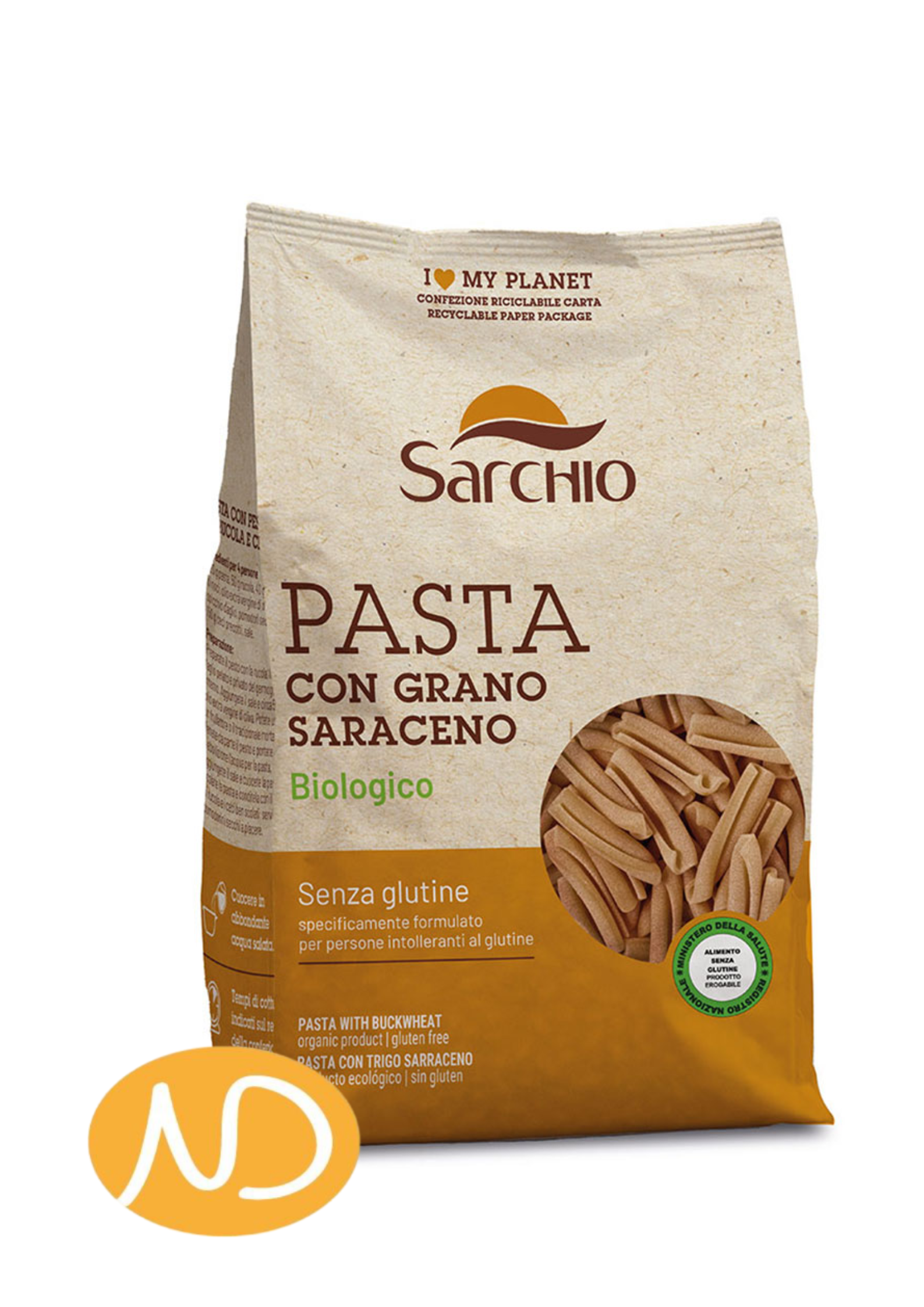 Bio Μακαρόνια Φαγόπυρου Casarecce Χ/Γλουτένη 250gr