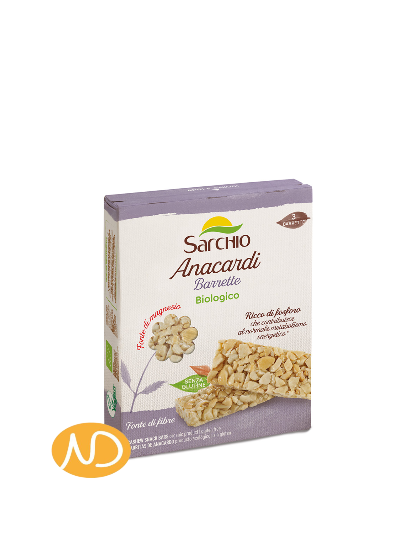 Bio Μπάρες με Κάσσιους 75gr