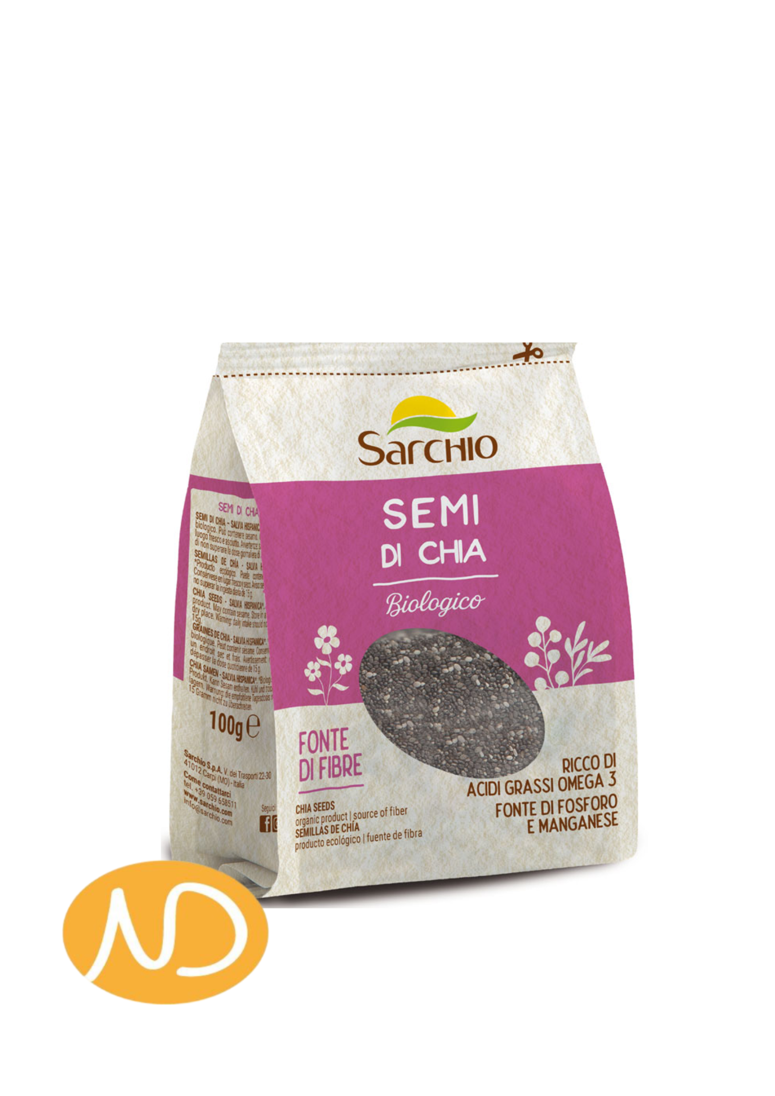 Bio Σπόροι Chia Χ/ΓΛ 100g