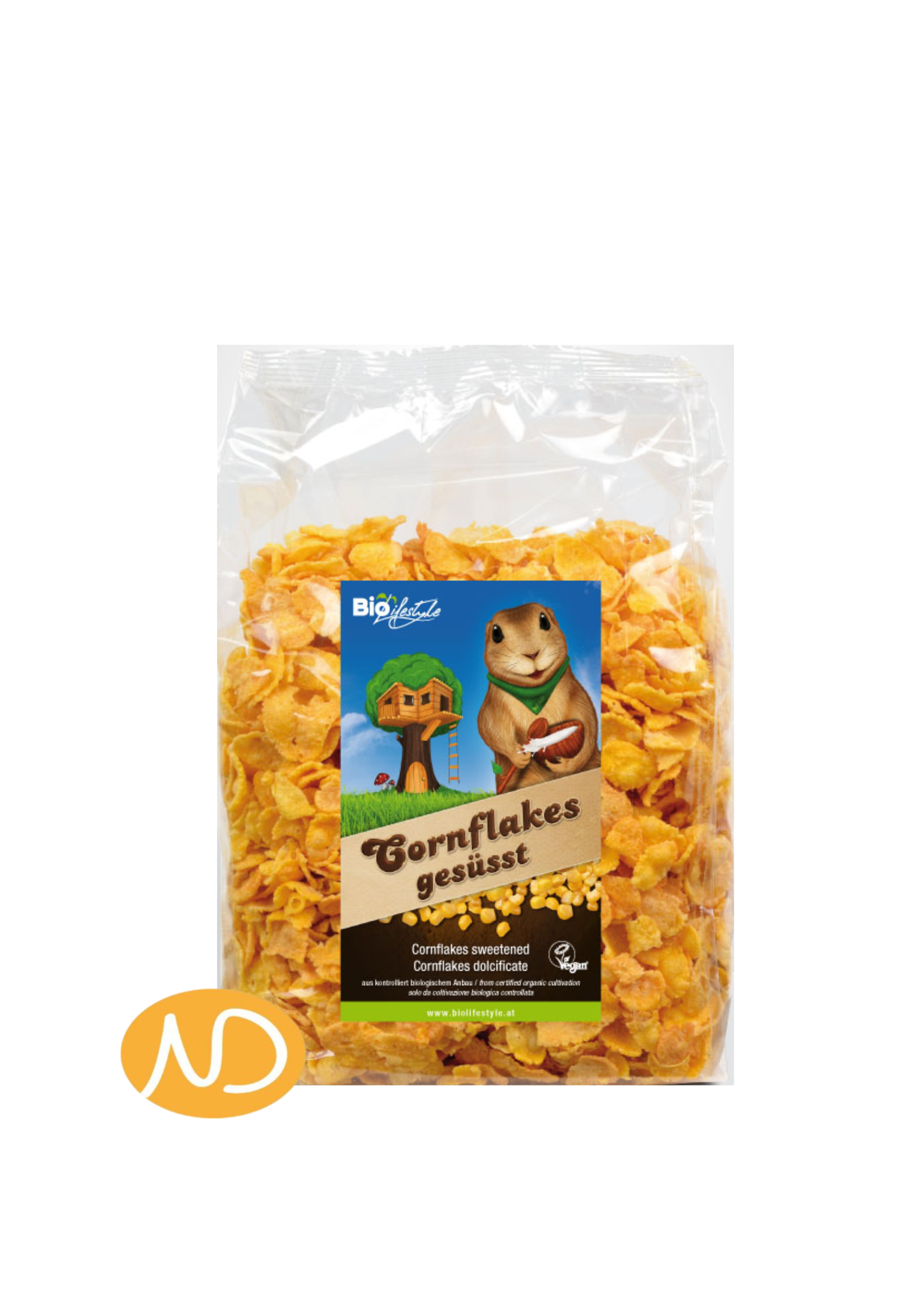 Bio Cornflakes Χωρίς  Ζάχαρη  250gr
