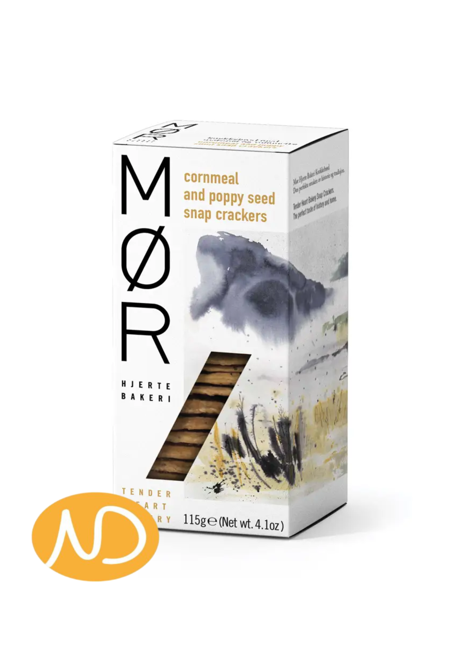 Κράκερ MøR με Καλαμπόκι & Παπαρουνόσπορο 115g