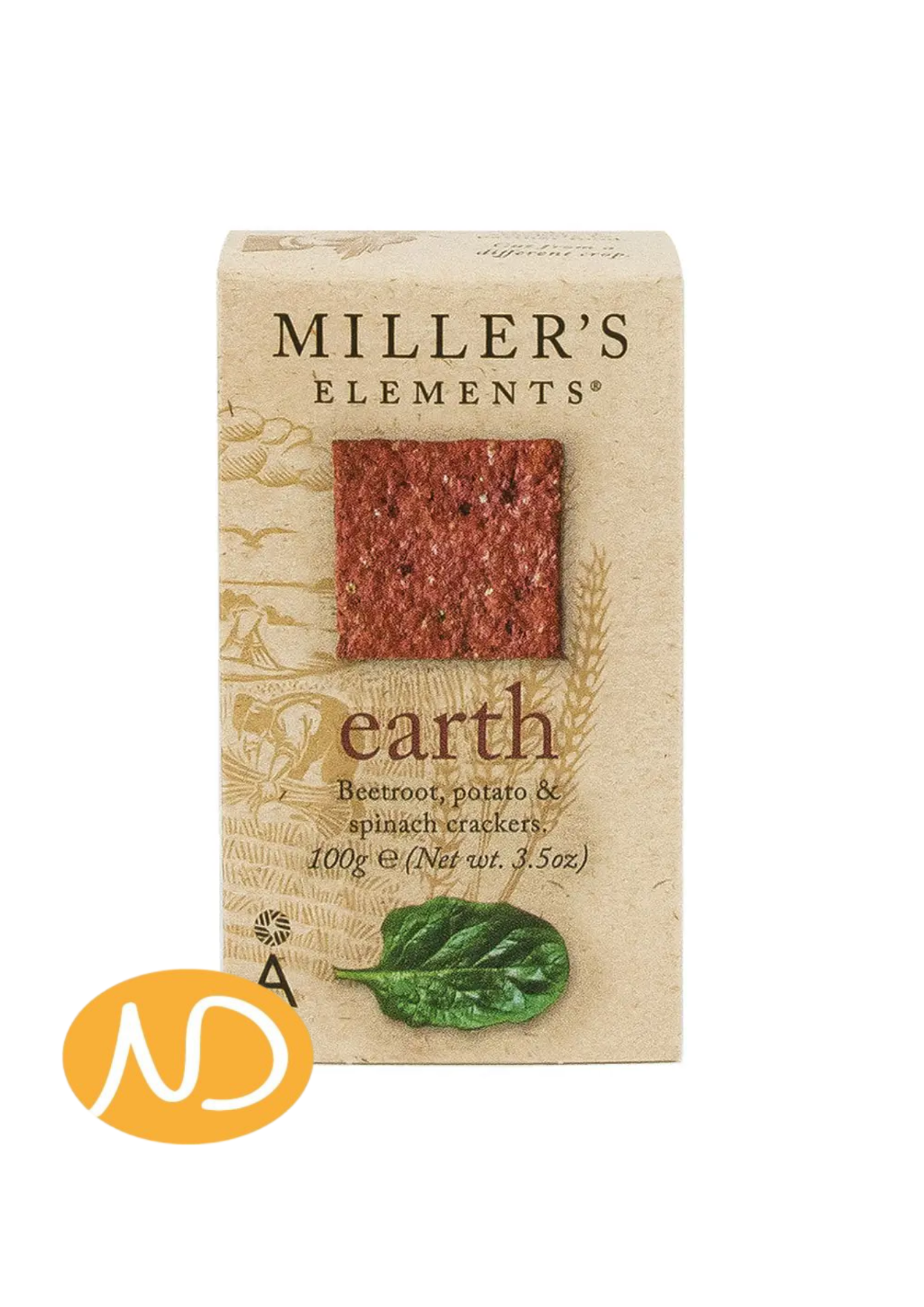 Κράκερ Earth Παντζάρι & Σπανάκι 100g