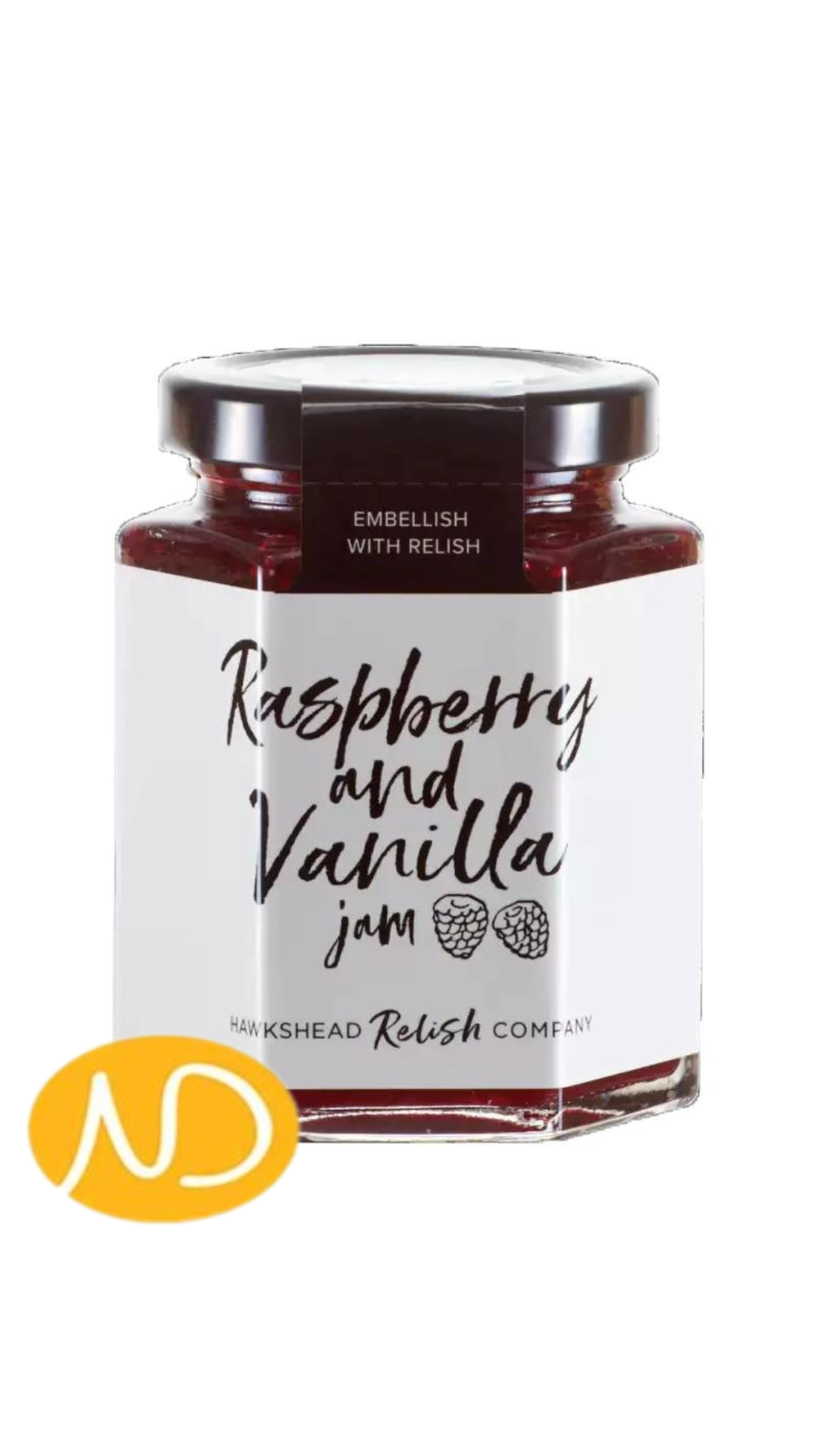 Raspberry & Vanilla Jam 225g