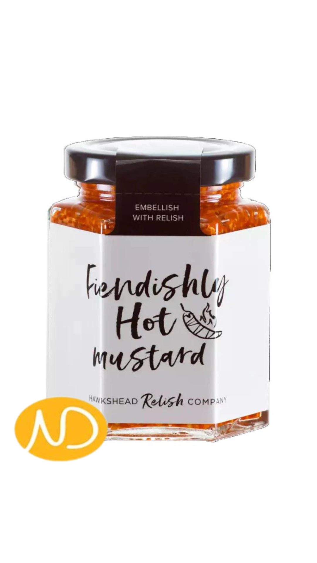 Fiendishly Hot Mustard 195g
