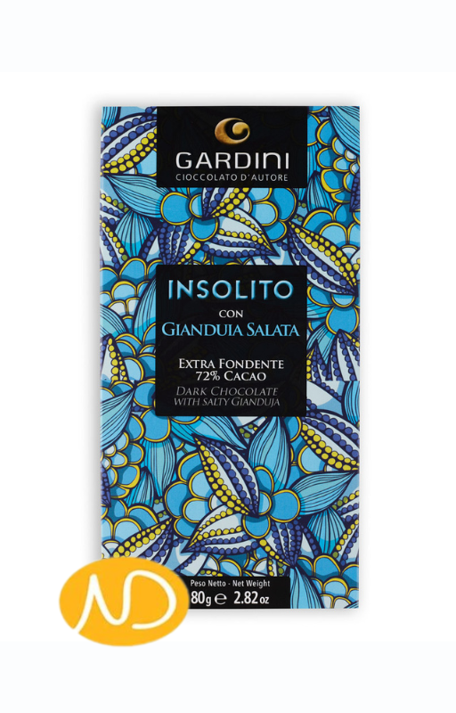 Μαύρη Σοκολάτα με Αλατισμένη Gianduia 80g