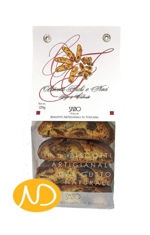 Μπισκότα Cantucci με Σύκα & Καρύδι "Sfizio" 200g