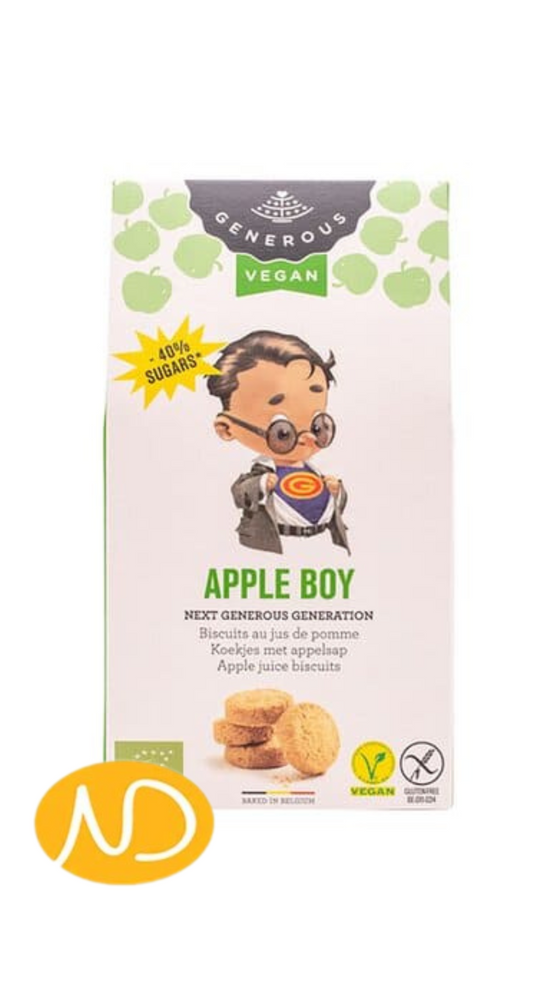 Bio Μπισκότα Mήλου Χ/Γλ ''Apple Boy" 100g