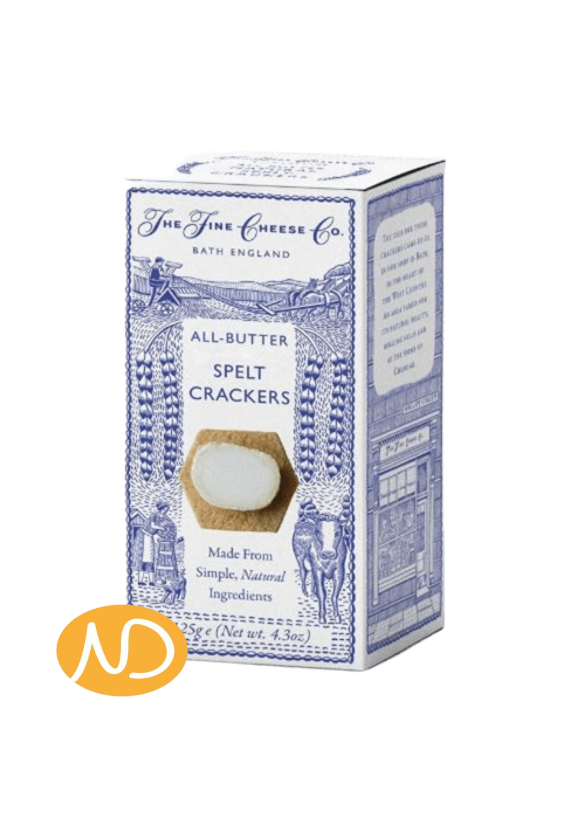 Κράκερ  Ντίνκελ με Βούτυρο 125γρ "The Fine Cheese Co"