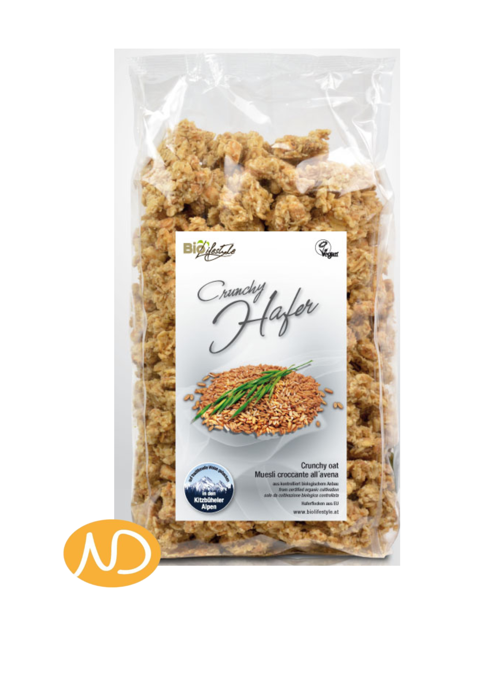Bio Granola με Φυσική Γεύση 375gr