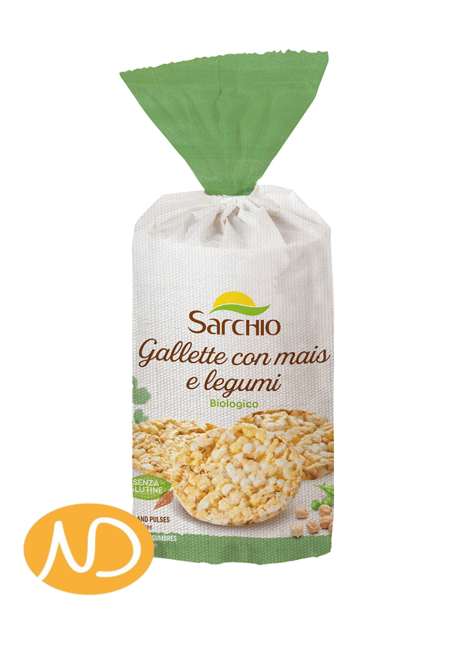 Bio Γκοφρέτες Καλαμποκιού με Όσπρια  Χ/ΓΛ 100g