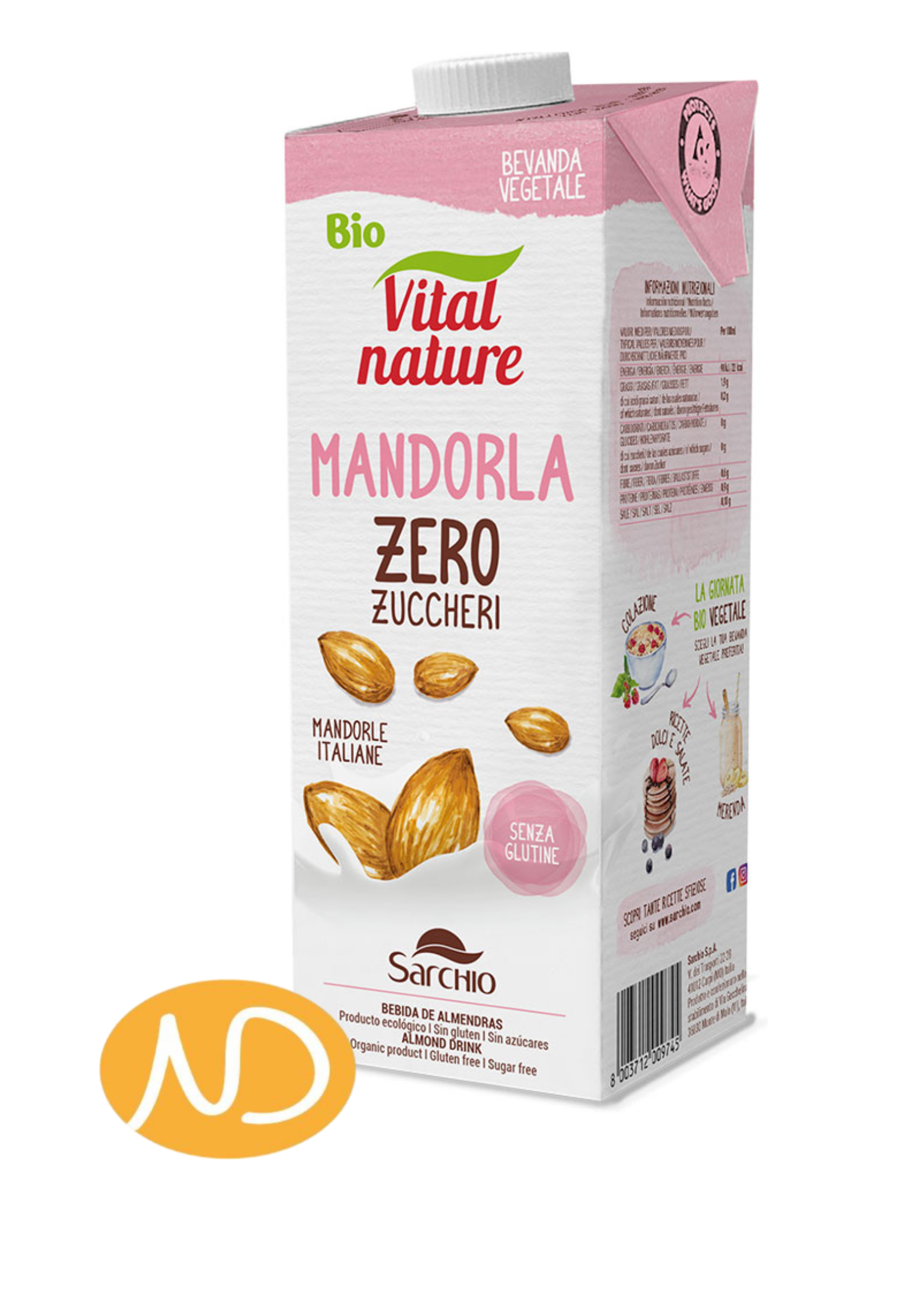 Bio Ρόφημα Αμυγδάλου Χ/Ζάχαρη 1lt