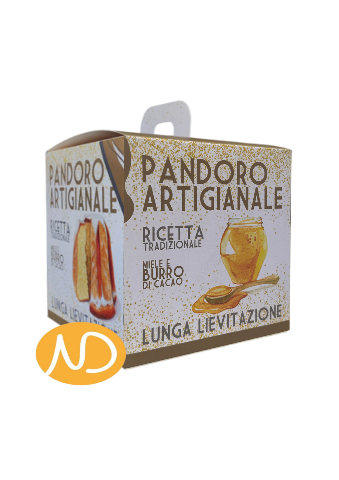 Κλασσικό Pandoro με Μέλι & Βούτυρο Κακάο 1kg "Fraietta"