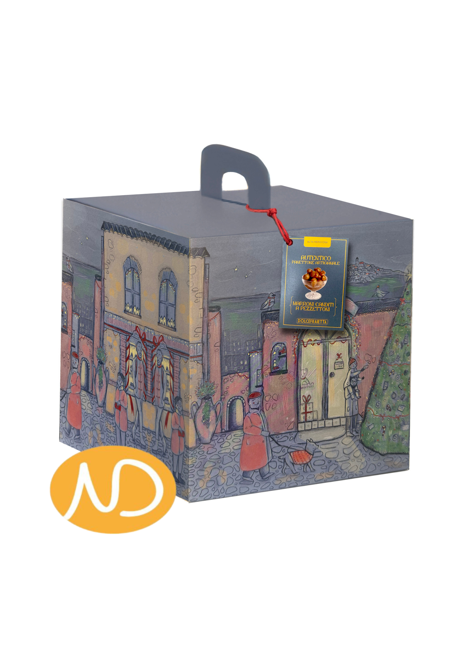 Panettone με Κάστανα Γλασέ 750γρ "Fraietta"