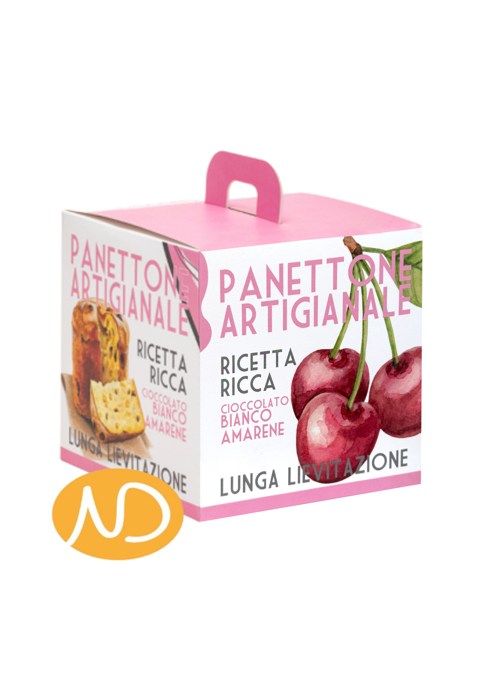 Panettone με Λευκή Σοκολάτα και Βύσσινο 750γρ "Fraietta"