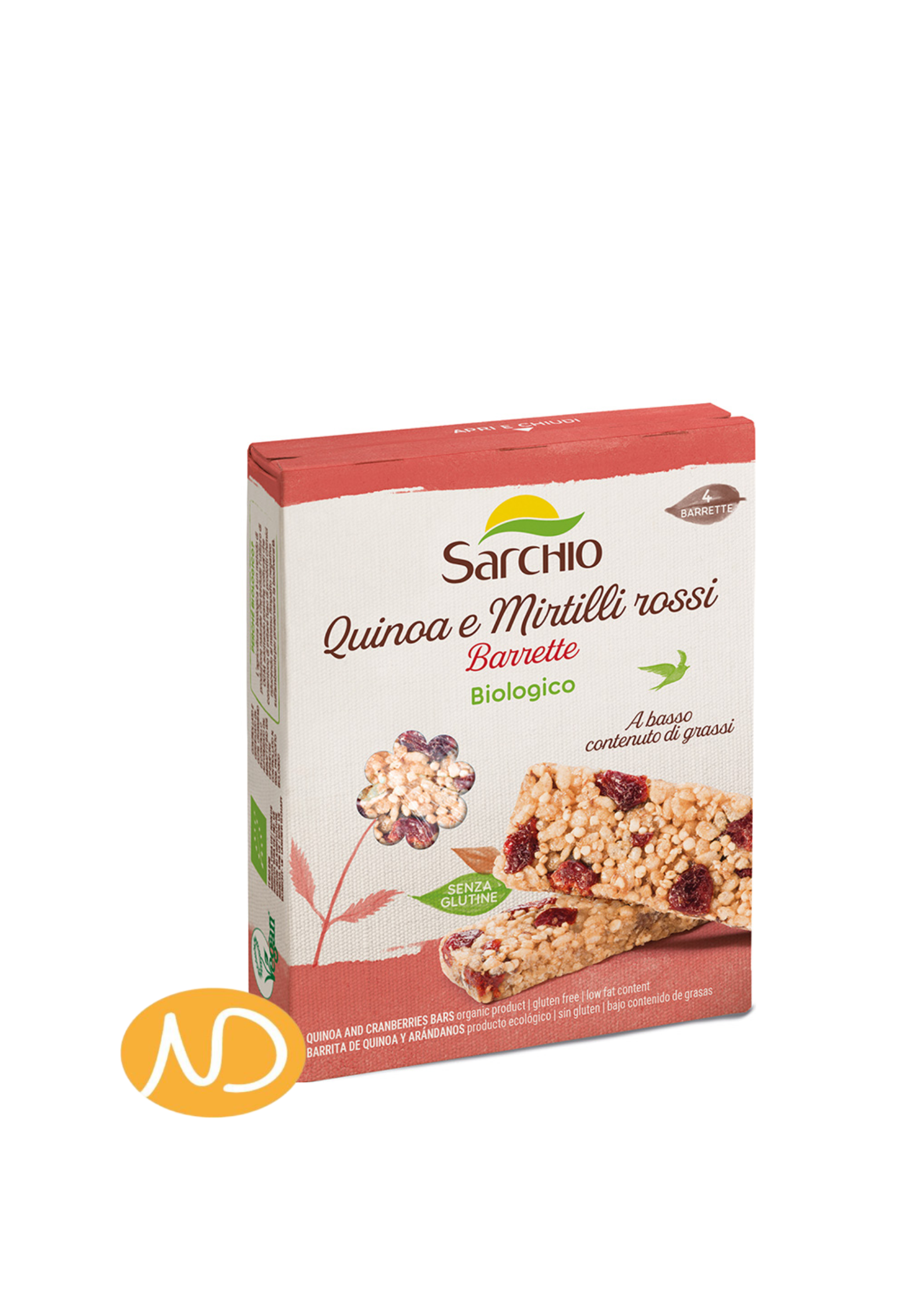 Bio Vegan Μπάρες με Κινόα και Κράνμπερυ Χ/Γλουτένη  80γρ