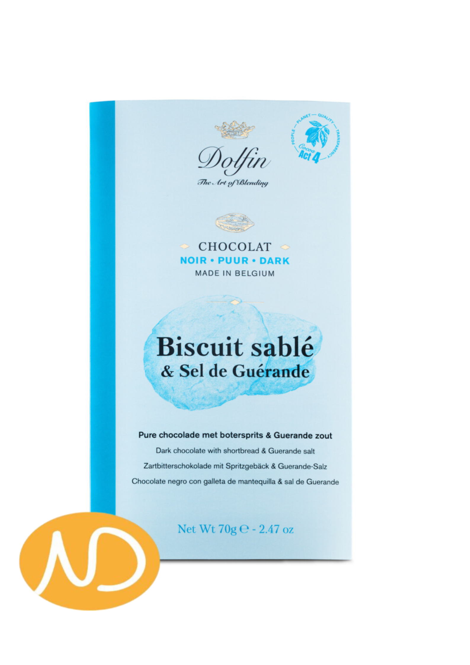 Σοκολάτα Υγείας  με Αλατισμένα Μπισκότα