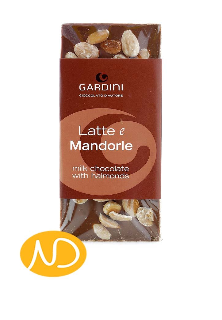 Σοκολάτα Γάλακτος με Αμύγδαλα 100g