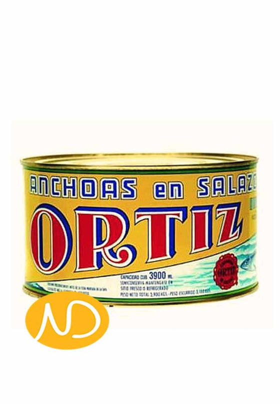 Αντζούγιες Αλατατισμένες-CONSERVAS ORTIZ SA-NorasDeli