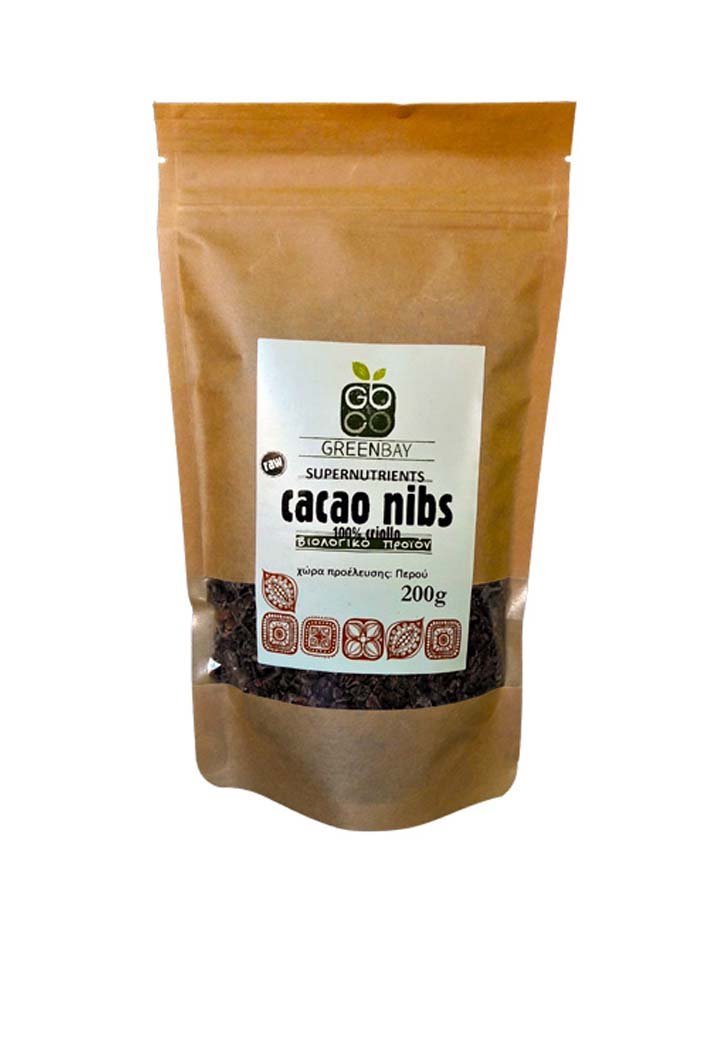 Bio Ακατ. Ωμό Κακάο σε Κομμάτια-Green Bay-NorasDeli