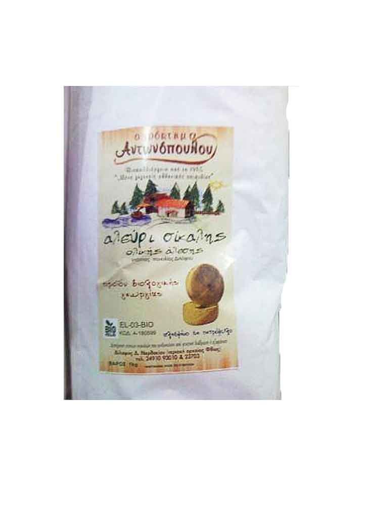 Bio Αλεύρι Σίκαλης Ολικής-Αγρόκτημα Αντωνοπούλου-NorasDeli