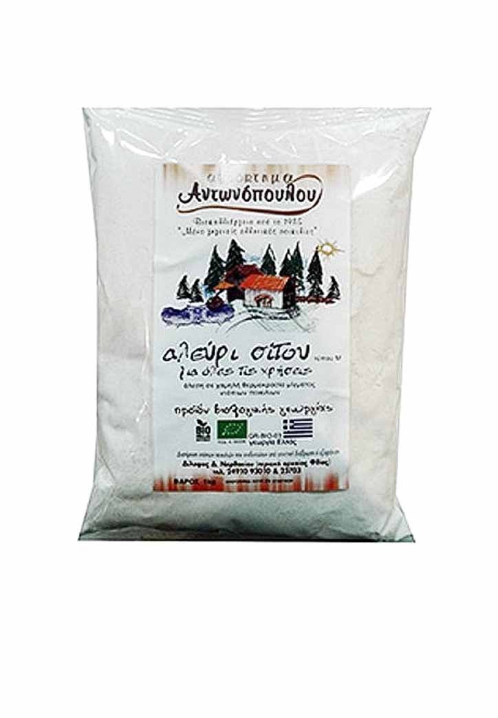 Bio Αλεύρι Σίτου Για Όλες τις Χρήσεις-Αγρόκτημα Αντωνοπούλου-NorasDeli