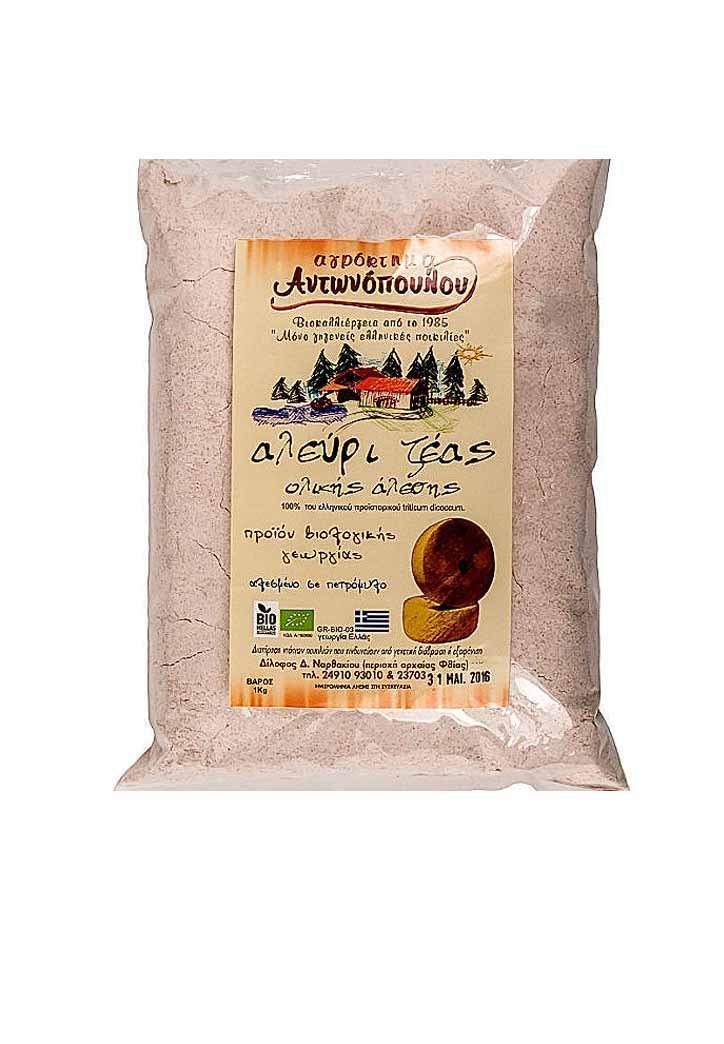 Bio Αλεύρι Ζέας Ολικής-Αγρόκτημα Αντωνοπούλου-NorasDeli