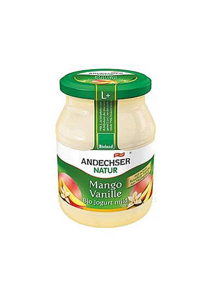 Bio Γιαούρτι Μάνγκο/Βανίλια 3.7%-Andechser-NorasDeli