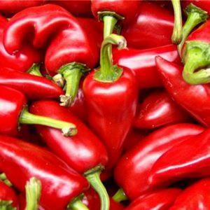 Bio Κόκκινες Πιπερίες Φλωρίνης σε δισκάκι 500g-Φλώρινας-NorasDeli