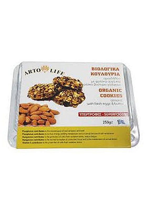 Bio κουλούρια με αμύγδαλο-Artolife-NorasDeli