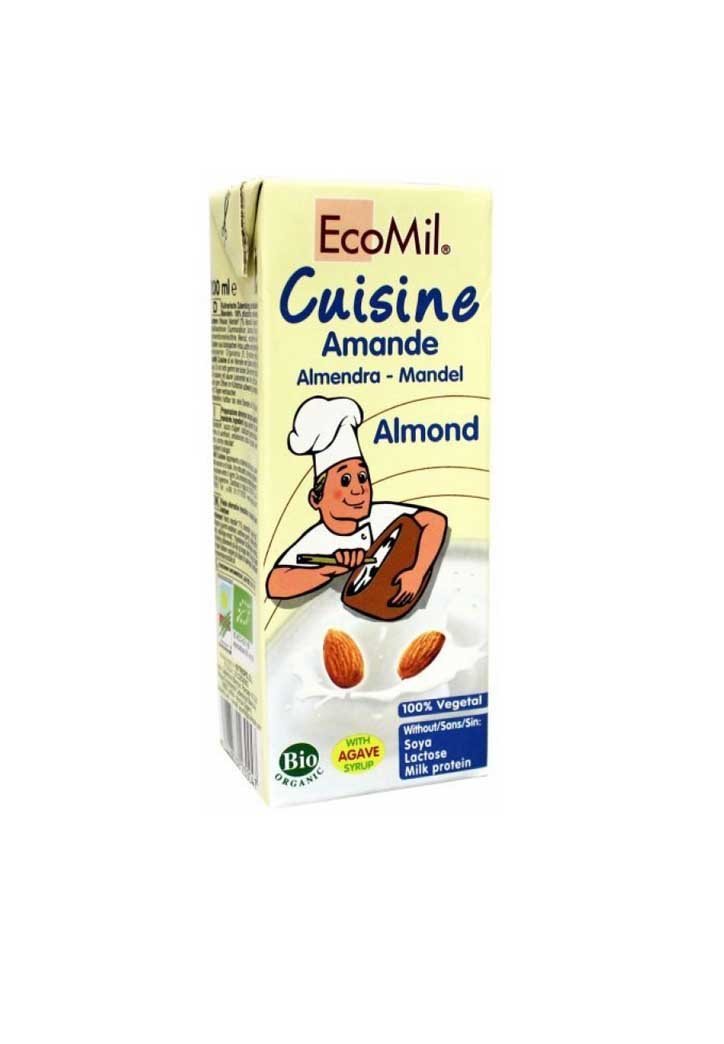Bio Κρέμα Μαγειρικής Αμυγδάλου-Ecomil-NorasDeli
