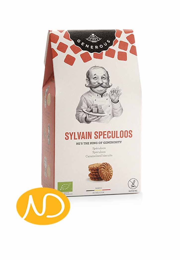 Βιο Μπισκότα Χ/Γλ ''Sylvain Speculoos'' με Κανέλα-Generous-NorasDeli