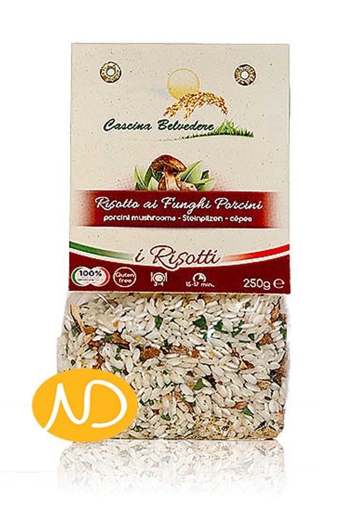 Bio Ριζότο με Αφυδ. Μανιτάρια Porcini-Cascina Belvedere-NorasDeli