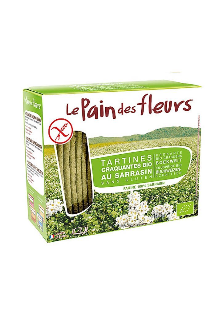 Bio Τραγανά Κράκερς από Φαγόπυρο-Le Pain Des Fleurs-NorasDeli